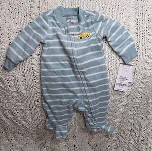 Carter's Newborn Footed Zipper Pajamas